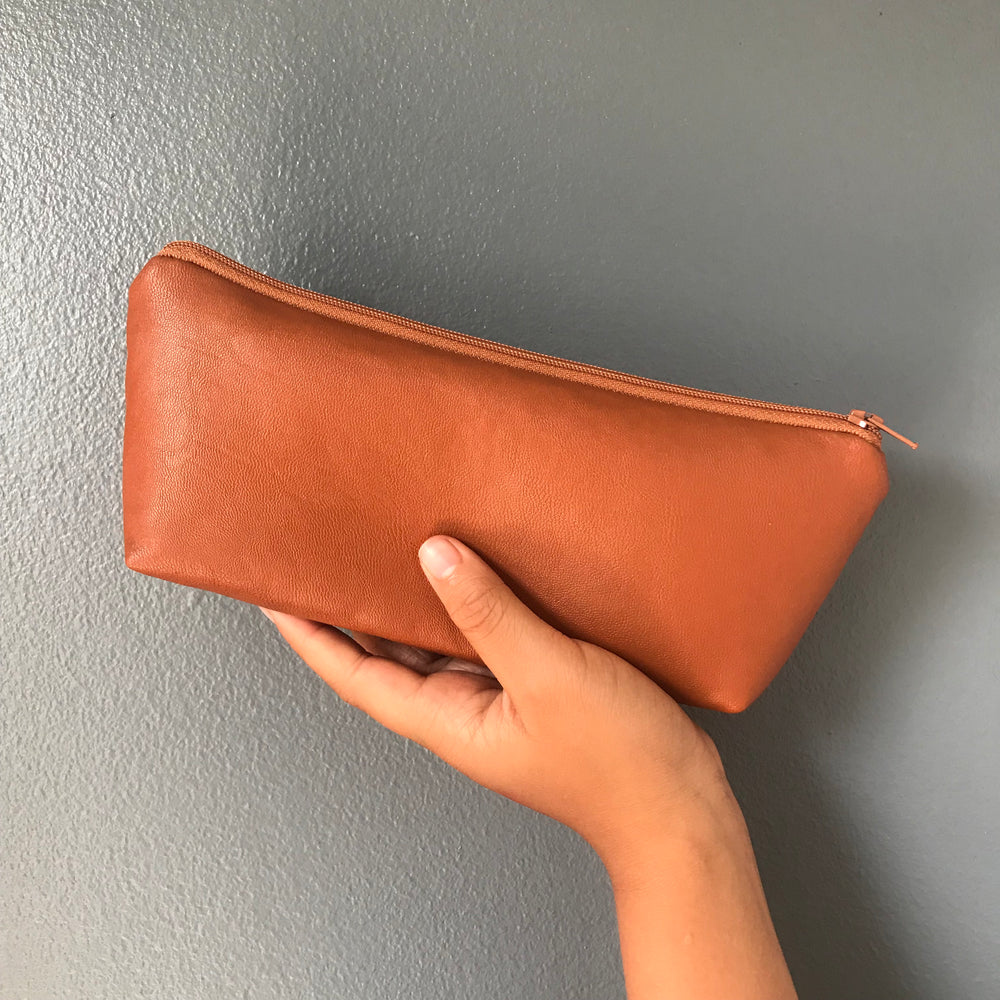 Best Is Yet To Come | Faux Leather Pencil Bag