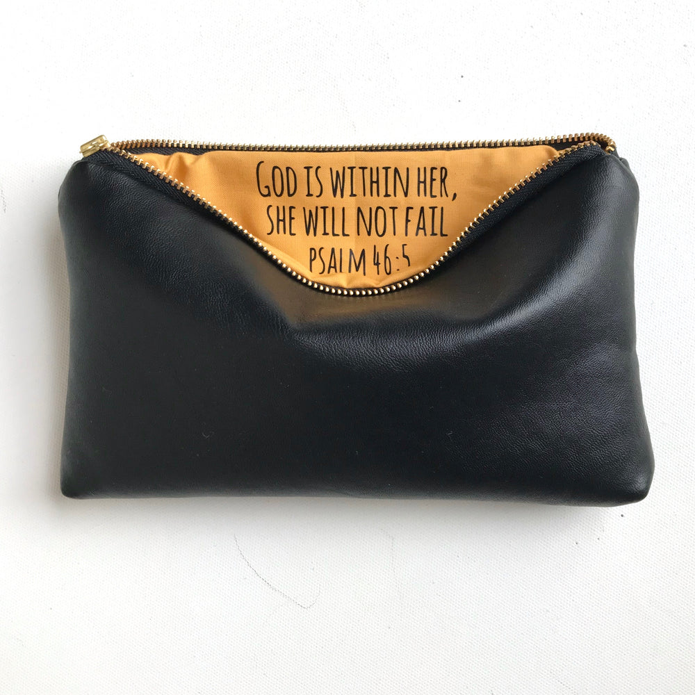 God is Within Her | Faux Leather Bag