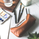 Teaching: Work Of Heart | Faux Leather Pencil Bag