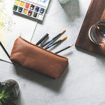 Don't Give Up Now | Faux Leather Pencil Bag