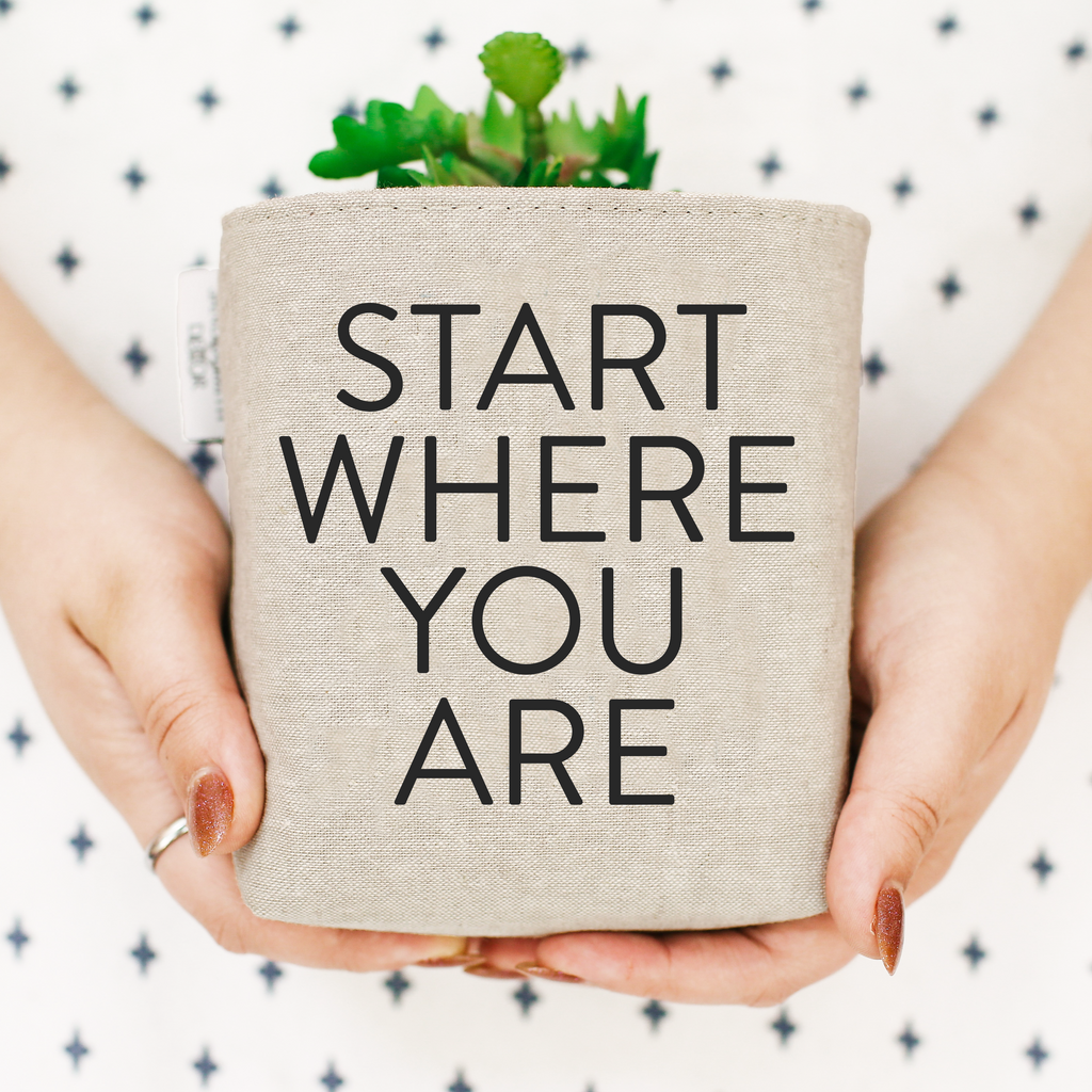 START WHERE YOU ARE | Desk Bin