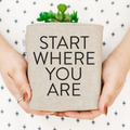 START WHERE YOU ARE | Desk Bin