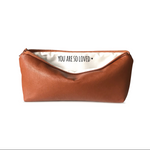 So Loved | Faux Leather Pencil Bag
