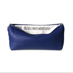 You Will Move Mountains | Faux Leather Pencil Bag