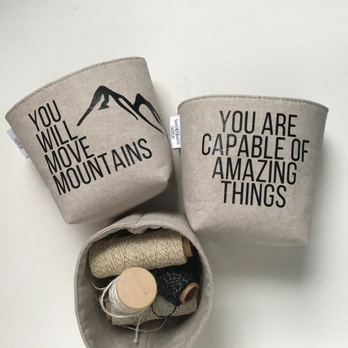 Amazing Things Happen | Desk Bin