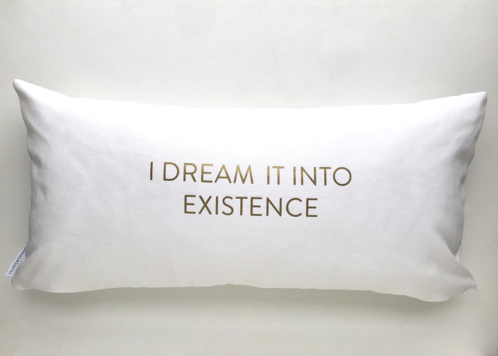 White Canvas Throw Pillow Cover