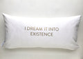 White Canvas Throw Pillow Cover
