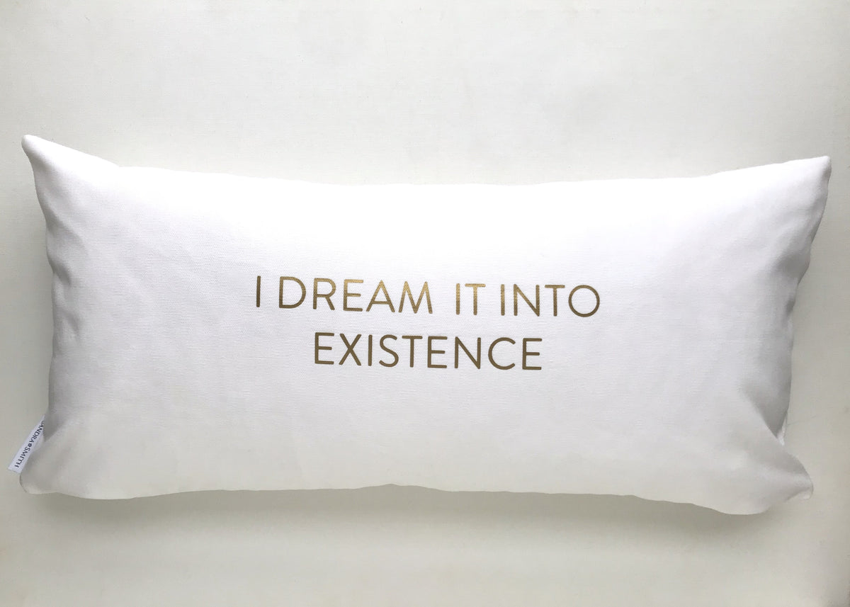 White Canvas Throw Pillow Cover