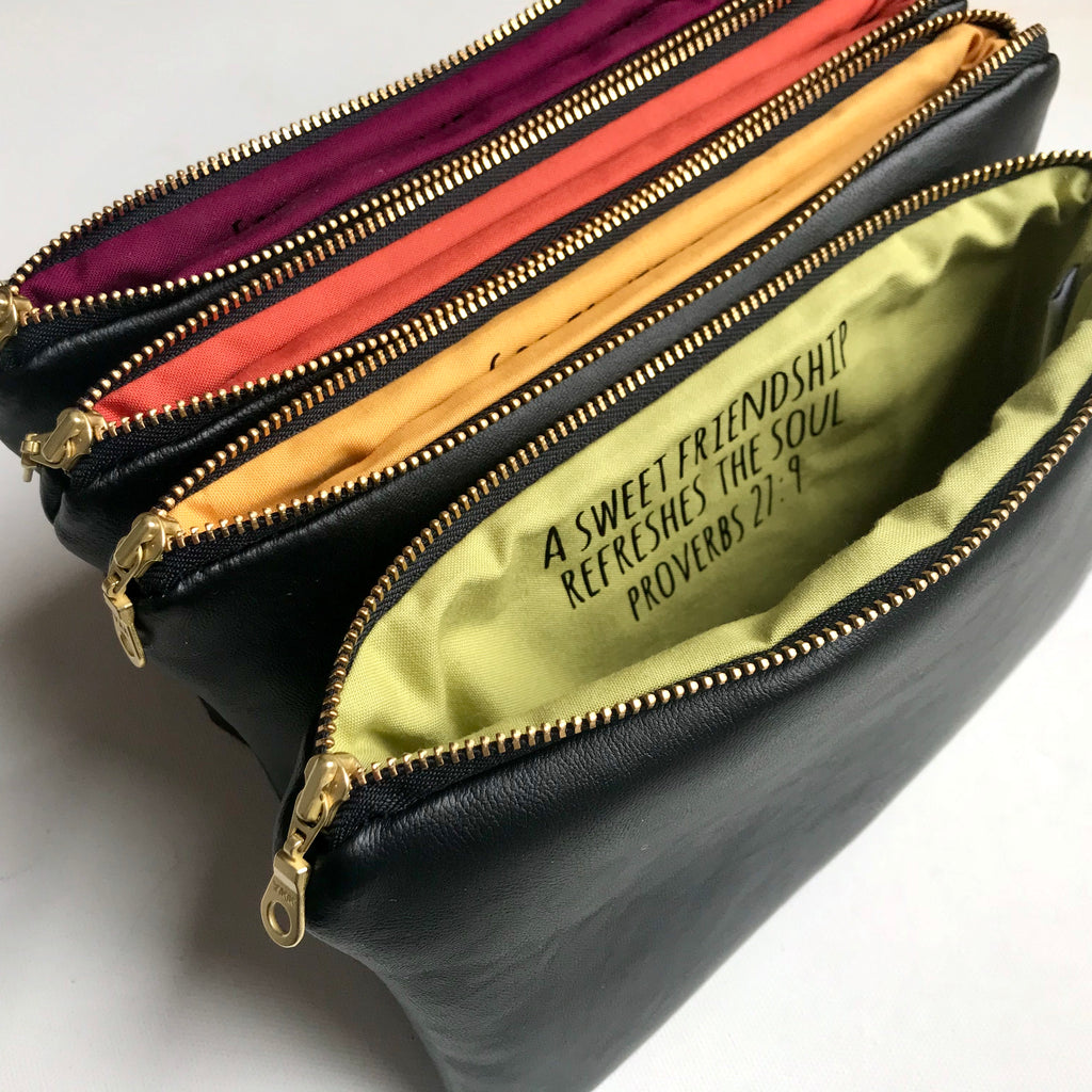 Faith Moves Mountains | Faux Leather Bag