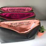 Personalized Message Clutch Bag