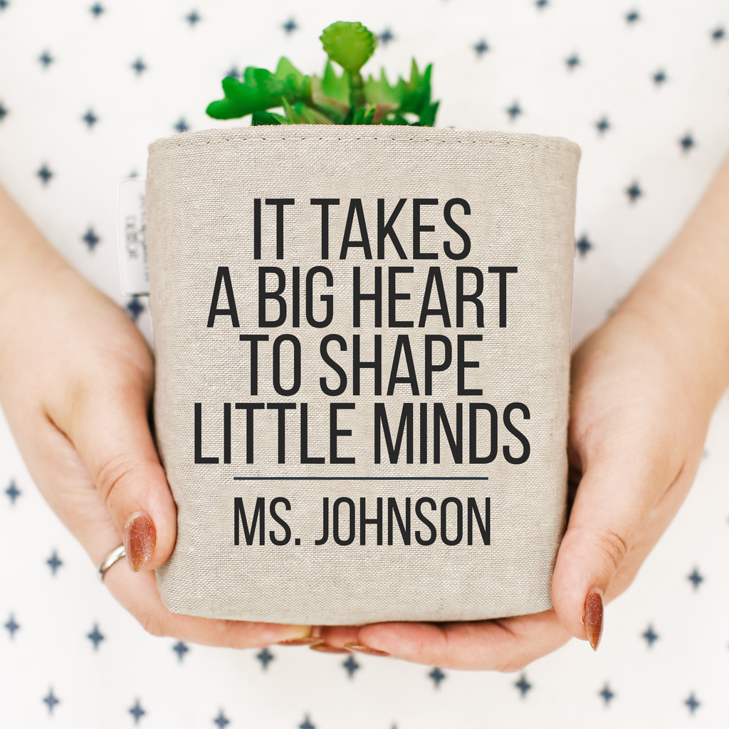 Big Heart | Desk Bin | Personalized