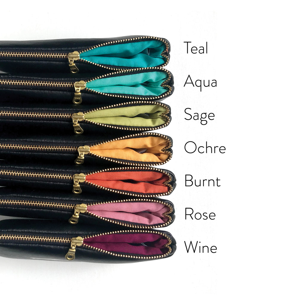 Choose Lining Color Soft Vegan Leather Bag
