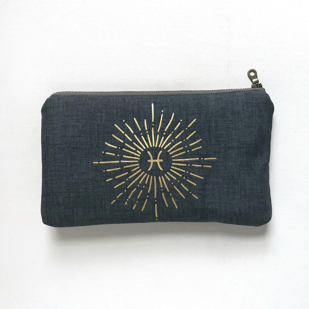 Durable Canvas Zipper Zodiac Bag