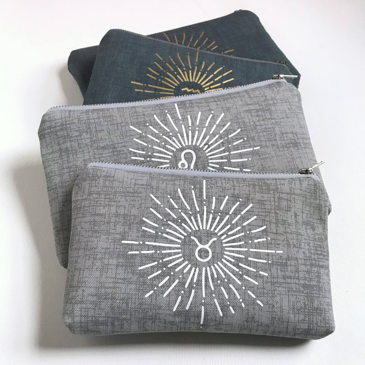 Personalized Zodiac Grey Bag