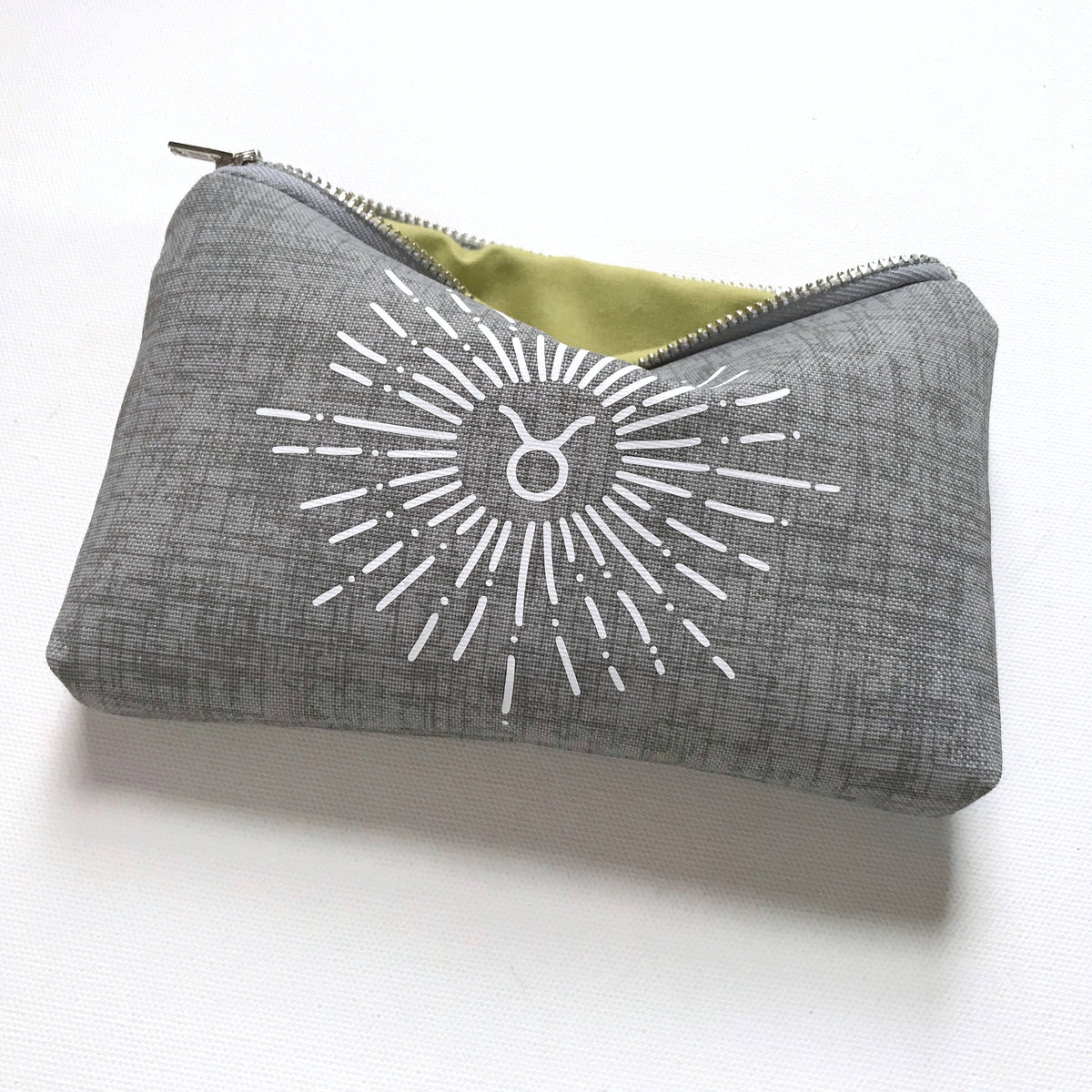 Grey Canvas Zodiac Bag