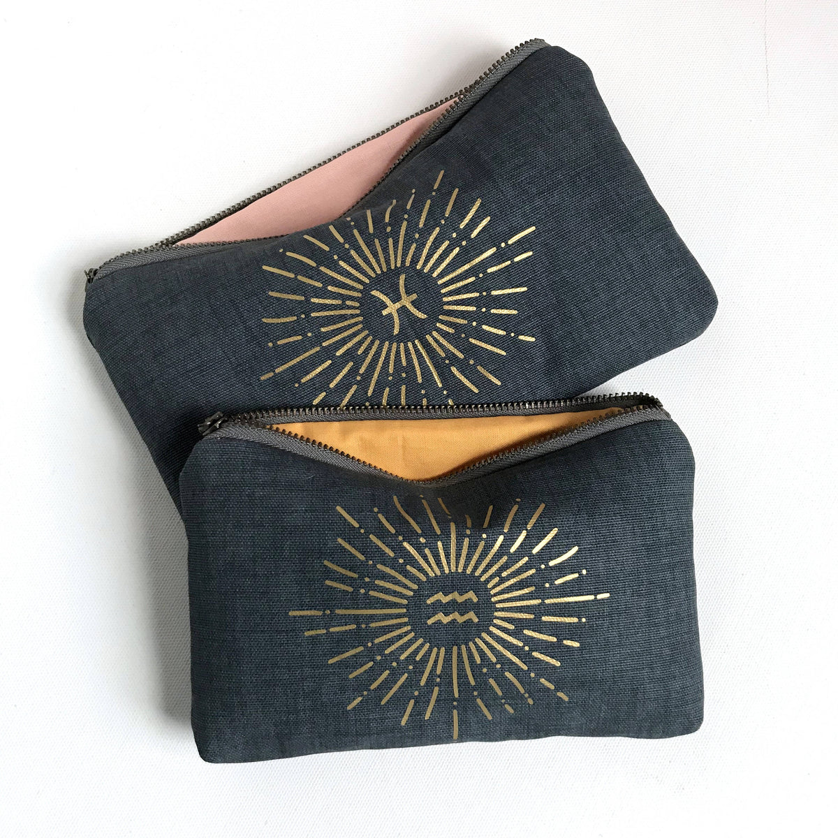 Durable Canvas Zipper Zodiac Bag